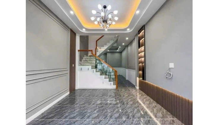Bán nhà Lê Văn Duyệt, P.1, gần Cầu Bông ,HXH ,3 tầng , 55m2, 4x13m,full NT
